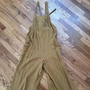 Women's Mustard Jumpsuit